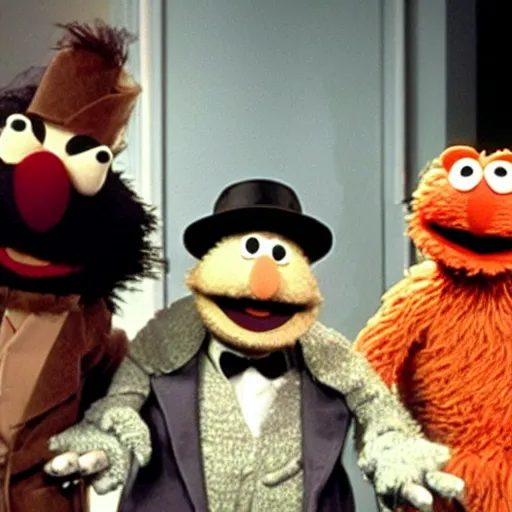 Image similar to still of Rorschach as a Muppet on sesame Street, Muppet, Jim Henson