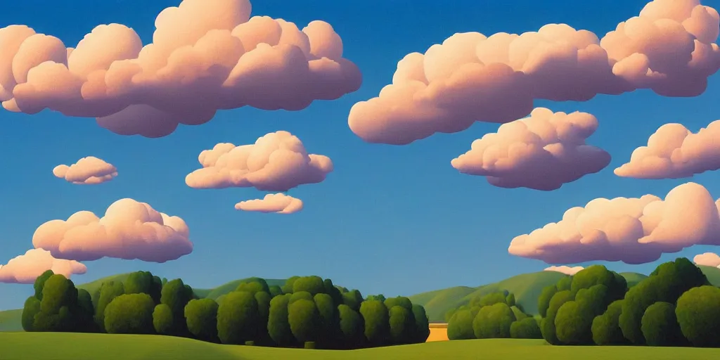 Image similar to clouds, blue sky, summer evening, kenton nelson