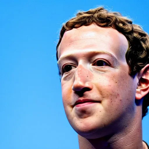 Image similar to mark zuckerberg with face tattoo