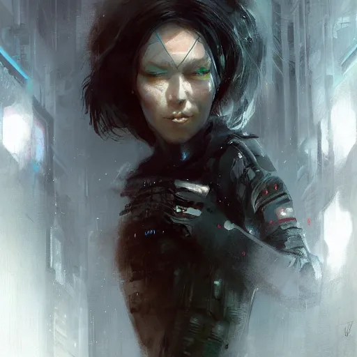 Image similar to shodan, wintermute, neuromancer, hal, evil a. i., painted by stanley lau, painted by greg rutkowski, painted by stanley artgerm, digital art, trending on artstation