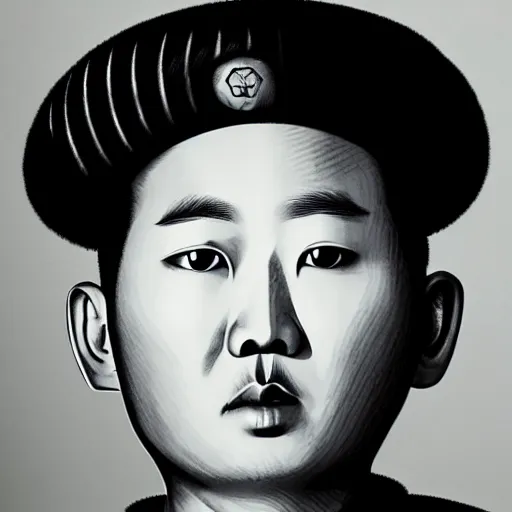 Image similar to araki nobuyoshi style close - up photography of realistic detailed north korean kim chen with detailed face smelling detailed weed bush