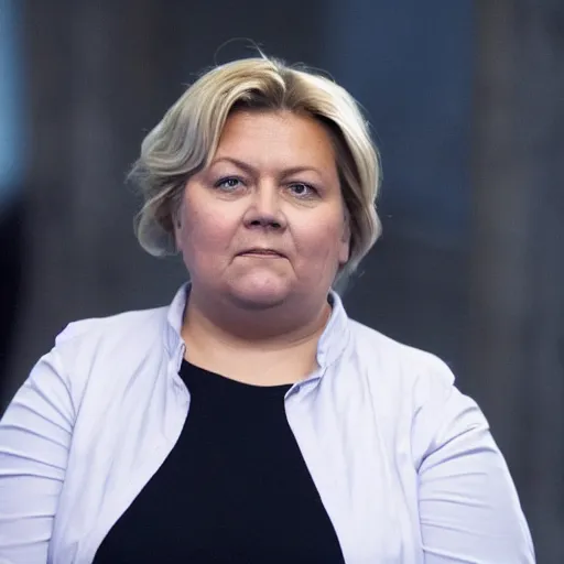 Prompt: Erna Solberg in Oblivion