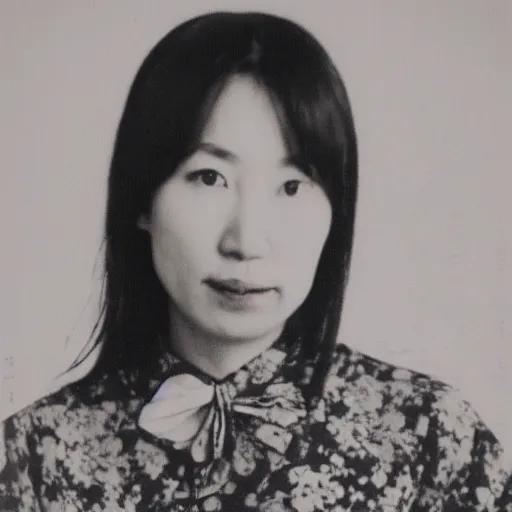 Prompt: Mariya Takeuchi, ambrotype