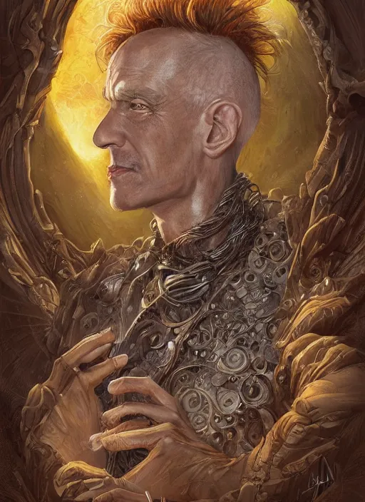 Prompt: high intricate portrait of the sandman by neil gaiman, full shot, maria panfilova, andrea savchenko, mike kime, ludovic plouffe, qi sheng luo, oliver cook, julian calle, eddie mendoza, trending on artstation