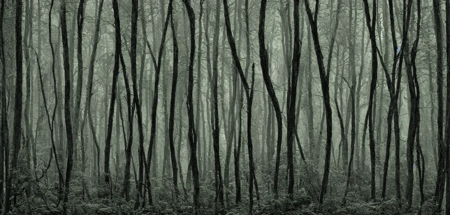 Prompt: dark forest by caldwell clyde