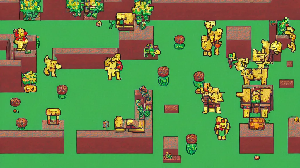 Image similar to 8 - bit unseemly grove stuff tugs