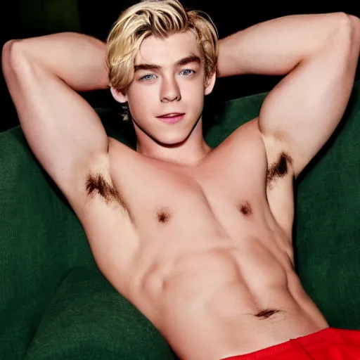 Image similar to ross lynch showing his arm pits, vman magazine