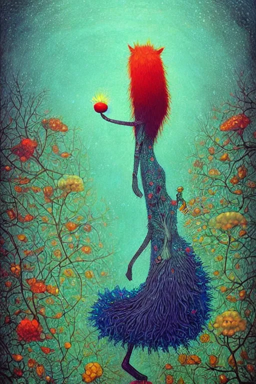 Image similar to surreal hybrid animals, nostalgia for a fairytale, magic realism, flowerpunk, mysterious, vivid colors, by andy kehoe, amanda clarke