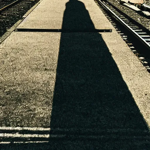 Image similar to shadow of Train