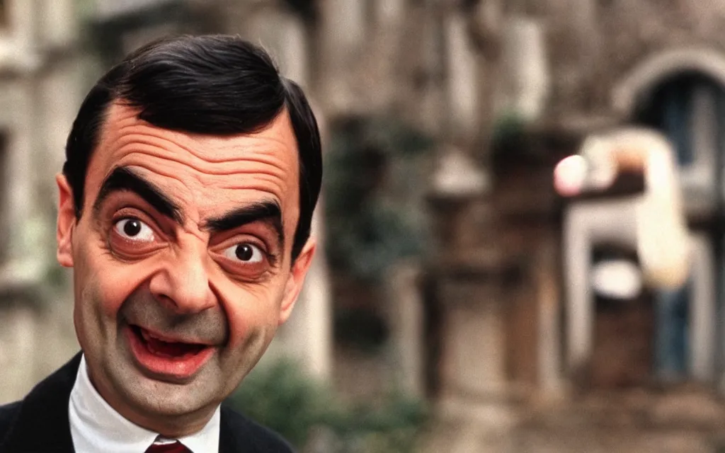 Prompt: photo of mr bean