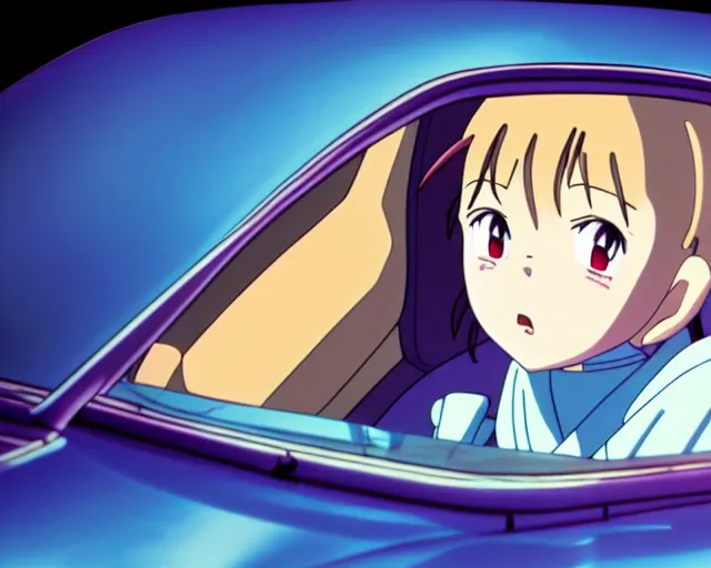 Prompt: anime fine details portrait of cute humanoid car, bokeh. anime masterpiece by Studio Ghibli. 8k, sharp high quality classic anime from 1990 in style of Hayao Miyazaki