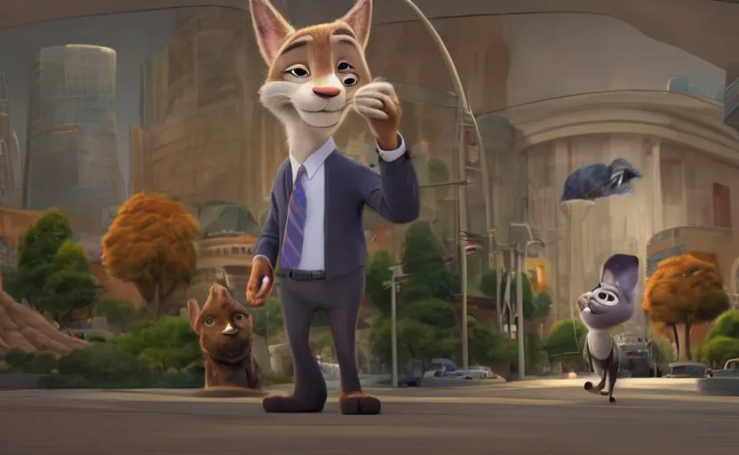 Prompt: joe biden got lost in the zootopia city, artstation hq, stylized, symmetry, modeled lighting, expressive, studio photo refined, highly detailed, hyper realistic, furry, sense of awe, zootopia style