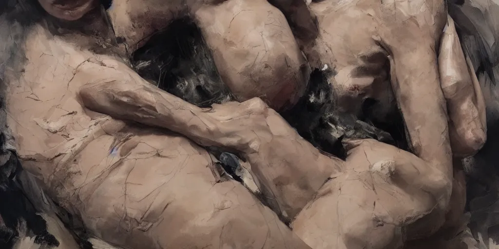 Image similar to highly detailed photography of jinx, big rocks, sharp focus, dramatic scene, aesthetic, dynamic lighting, elegant, harmony, masterpiece, by jenny saville, by ben aronson, by james jean, by roberto ferri, by jeremy mann, by lucian freud, by kent williams, high quality