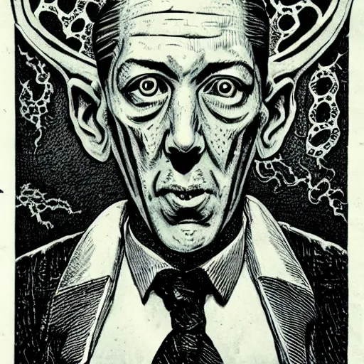 Image similar to H.P. lovecraft, dunwitch horror, eldritch abomination