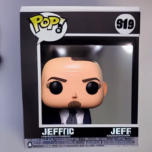 Image similar to “ very very intricate photorealistic photo of a jeff bezos funko pop, detailed studio lighting, award - winning crisp details ”