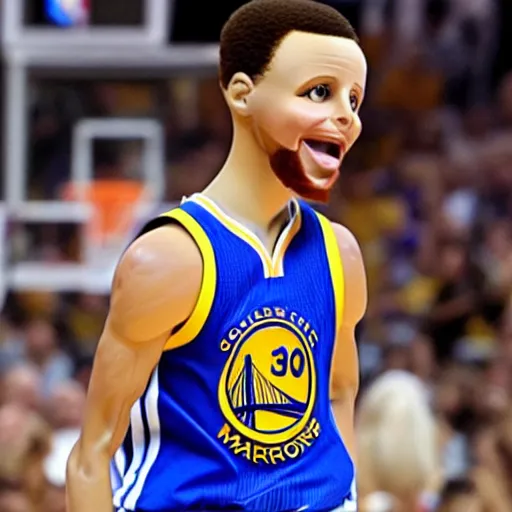 Image similar to stephen curry as a muppet