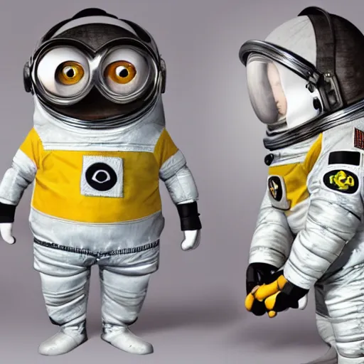 Image similar to Minion wearing Astronaut Spacesuit