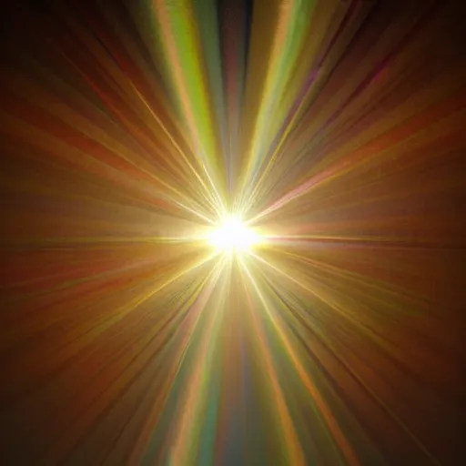 Image similar to rays of light diffracted through prism, by anthony van dyck, artstation