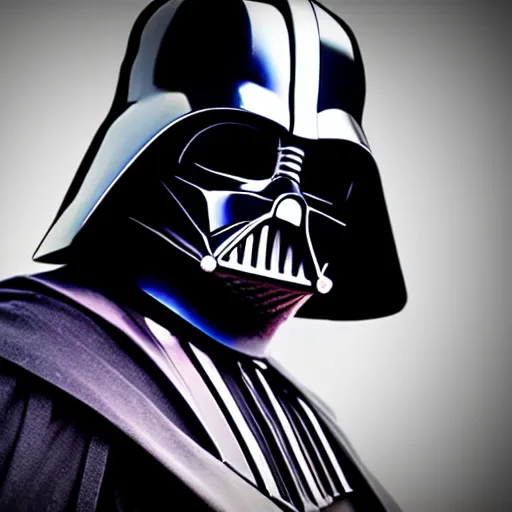 Prompt: Darth Vader posing from LinkedIn profile picture, professional headshot