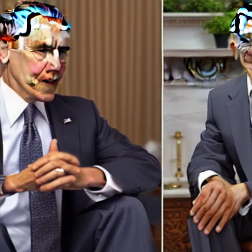 Image similar to obama and putin sitting on a toilet, 8 k resolution, realistic faces, hyper detailed