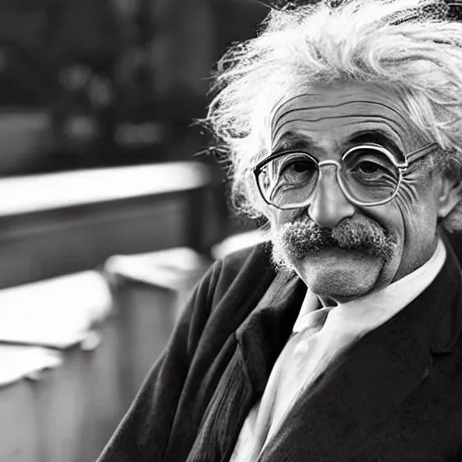 Prompt: highly detailed, hyper-realistic, image of a 76 year old chemistry professor, white complexion, long wavy messy gray hair, eyeglasses, hawk nose, looks like albert Einstein