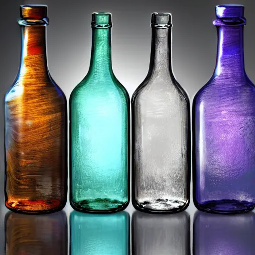 ArtStation - Decorative Bottles Pack (Blender)