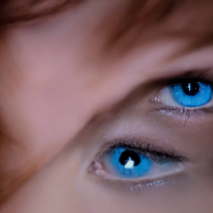 Prompt: dramatic photographic Close-up face of a extremely beautiful girl with light blue eyes and light brown hair , high light on the left, non-illuminated backdrop, illuminated by a dramatic light, Low key lighting, light dark, High constrast, dramatic , Steve Mccurry, Lee Jeffries , Norman Rockwell, Craig Mulins ,dark background, high quality, photo-realistic, 8K,