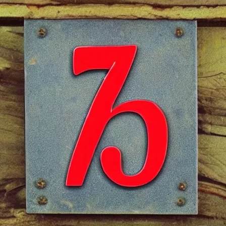 Image similar to The number 7, 7 worship, at least seven, seven is god, seven is life, 7 is the best number