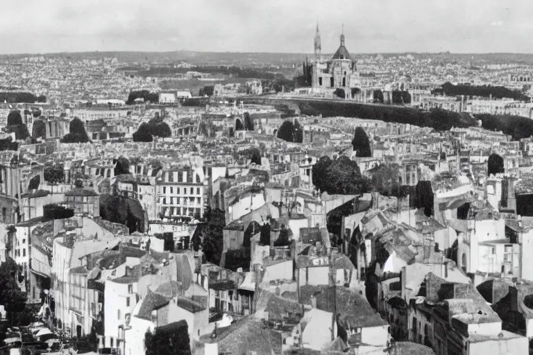 Image similar to a wide shot of 1950 France