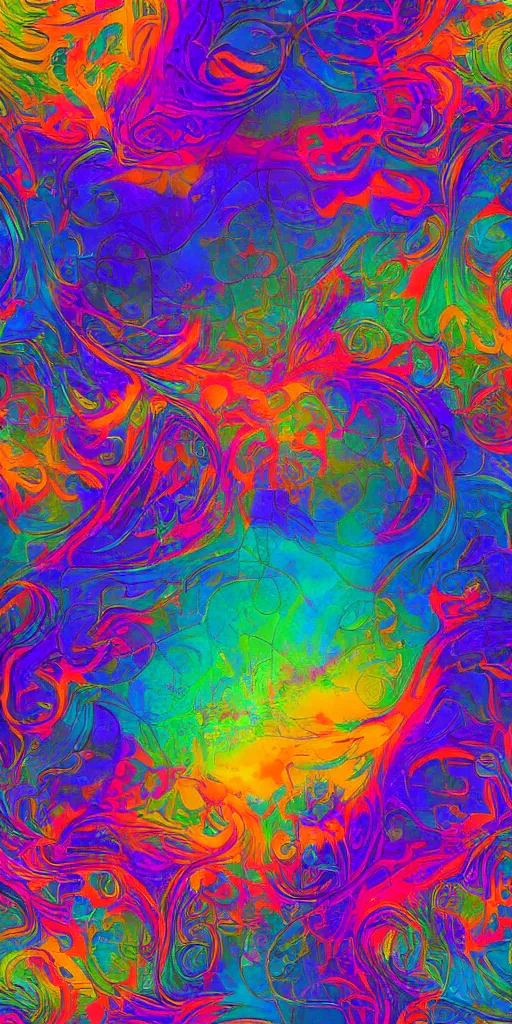 Image similar to abstract colorful visionary magical dreamscape realm wallpaper pattern, by gibert williams, trending on artstation