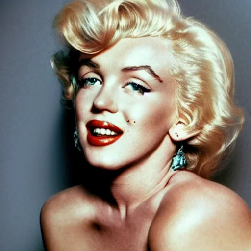 Prompt: Marilyn Monroe as an 80's girl