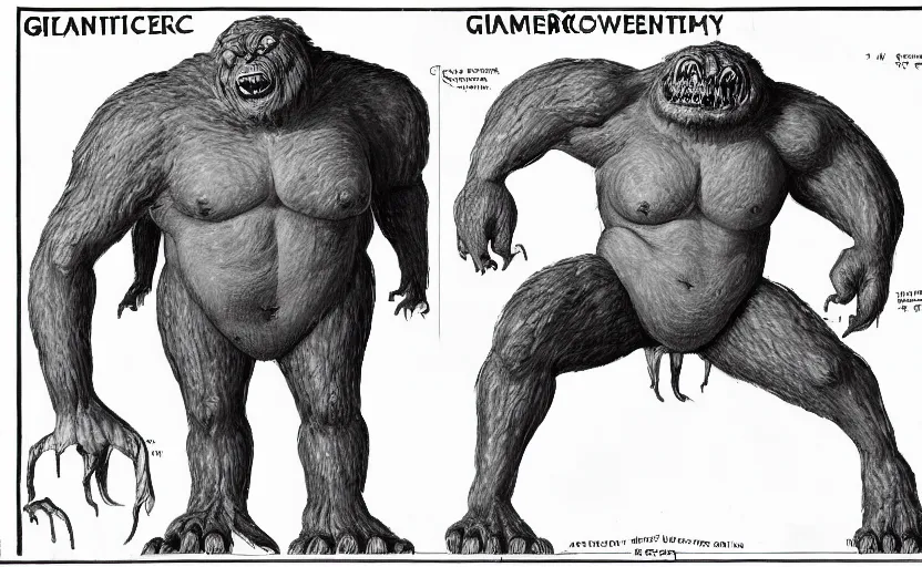 Image similar to scientific illustration of giant monster anatomy, how the legs would support the weight of a monster hundreds of tons heavy