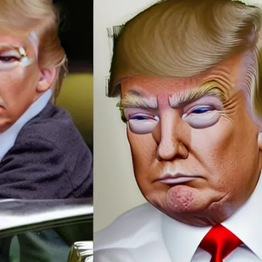 Image similar to donald trump 3 years old