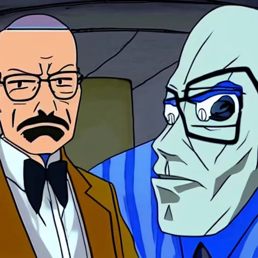 Prompt: screenshot of Walter White in Hunter x Hunter (2011)