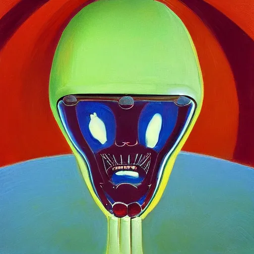 Image similar to alien by wayne thiebaud