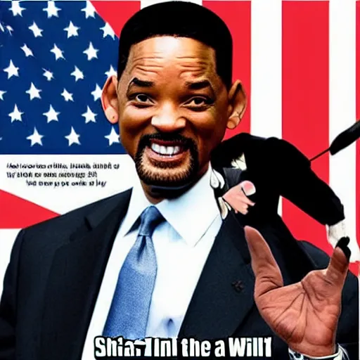 Prompt: will smith hitting obama with a flip - flop, in the style of gta cover art