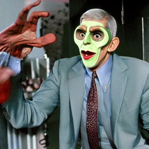 Prompt: Anthony Fauci as Jim Carey in the mask