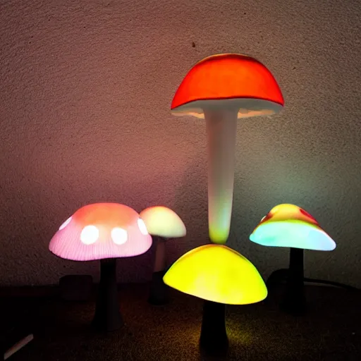 Image similar to mushroom lamp design