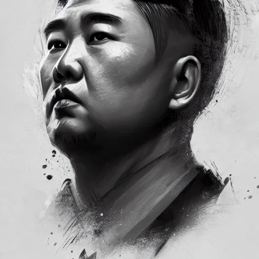 Image similar to portrait of kim - jong un as a spellcaster and mage, league of legends amazing splashscreen artwork, gears of war, splash art, natural light, elegant, photorealistic facial features, intricate, fantasy, detailed face, atmospheric lighting, anamorphic lens flare, cinematic lighting, league of legends splash art, hd wallpaper, ultra high details by greg rutkowski