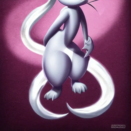 Prompt: mewtwo by Masaaki Iwane