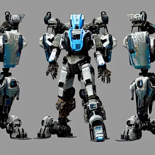 Prompt: very symmetrical!! armored panther concept mech suit from titanfall video game, by miguel angel martinez monje, by vitaly bulgarov, by yoji shinkawa, by joss nizzi, by shoji kawamori, horizon zero dawn, bioware, mecha, deviantart, artstation, marmoset toolbag render, unreal engine