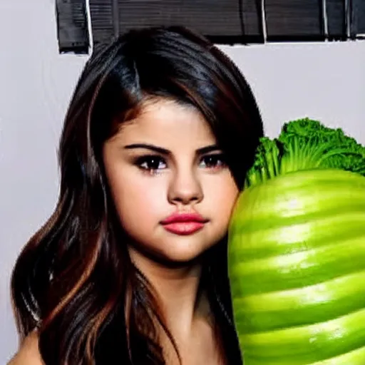 Image similar to selena gomez as celery