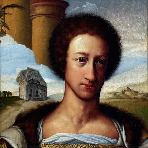 Prompt: mark zuckerberg zucc II the emperor of renaissance age on oil painting