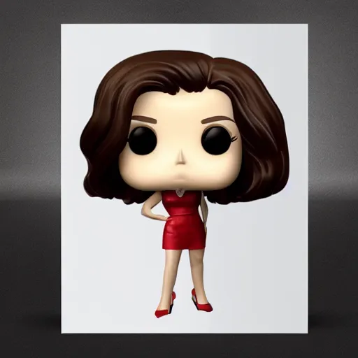 Image similar to Lana del rey funko pop, photorealistic, studio