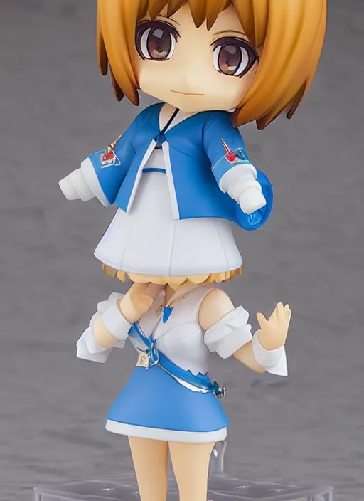 Image similar to nendoroid of princess diana, well - designed, realistic lighting, anime chibi, promotional, proportional chibi