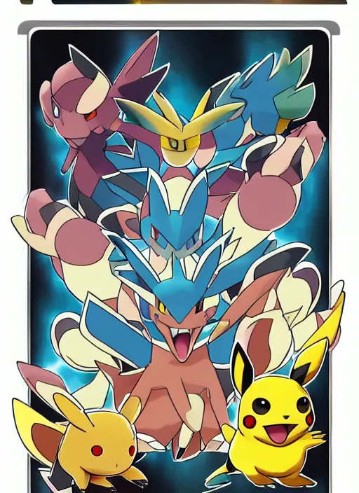 Image similar to a single pokemon card art from the year 1 0 0 0 award winning art