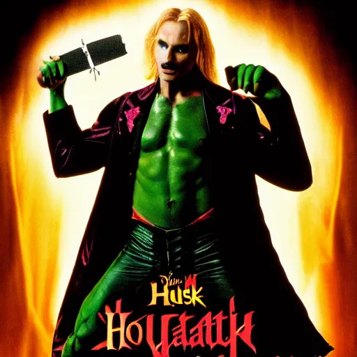 Prompt: hulk hogan as lestat, interview with the vampire, 8 k movie poster