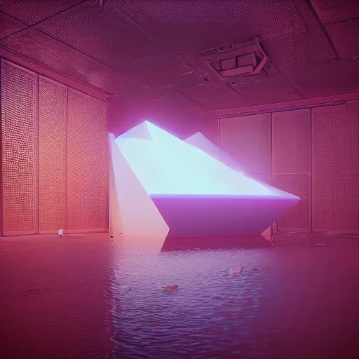 Image similar to liminal space by beeple, 3 d octane render, beautiful lighting, star, water