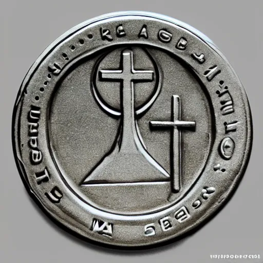 Image similar to coin design for the holy grail