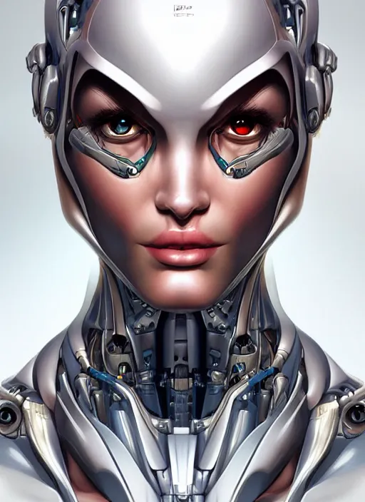 Prompt: portrait of a cyborg (((((((((phoenix))))))))) by Artgerm, biomechanical, hyper detailled, trending on artstation